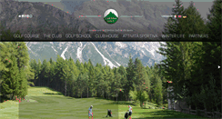 Desktop Screenshot of cortinagolf.it