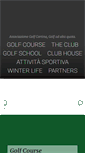 Mobile Screenshot of cortinagolf.it