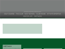 Tablet Screenshot of cortinagolf.it